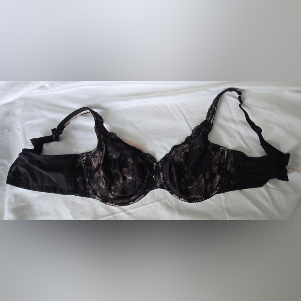 Cacique Black Lace Bra